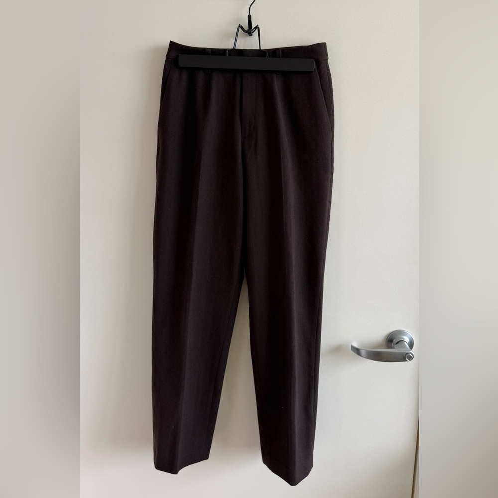 Uniqlo Women's Brown Wool-like Dress Pants